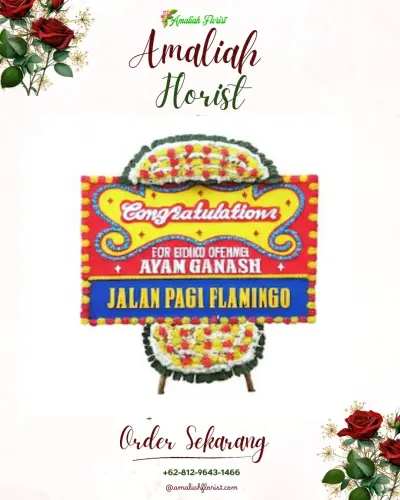 Bunga Papan Congratulation di Bantas